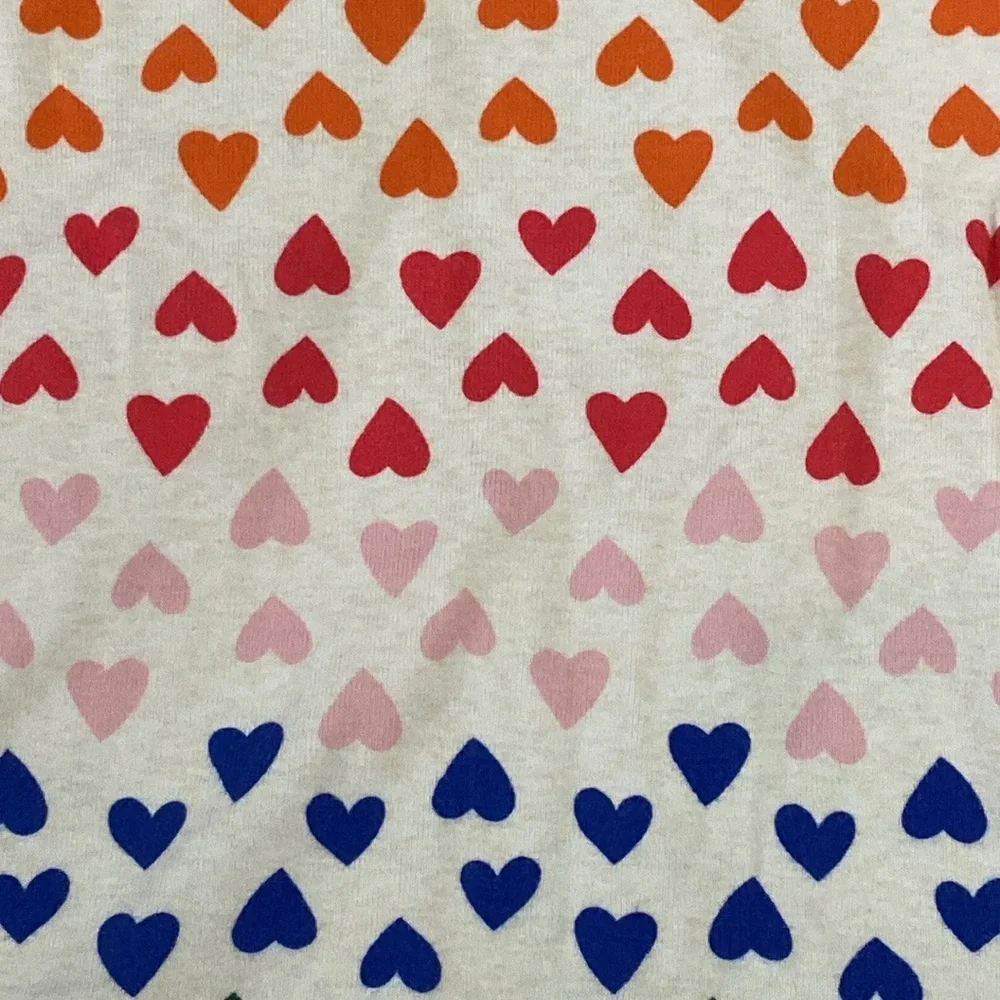Old Navy rainbow hearts matching set girls size 3T pajamas Lovecore softgirl